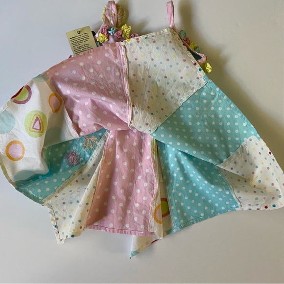 Beetlejuice Dress Size 12 Months New NWT Boutique boho handkerchief Baby girls - Picture 12 of 16